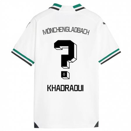 Kandiny Kinder Elias Khadraoui #0 Weiß Grün Heimtrikot Trikot 2023/24 T-Shirt