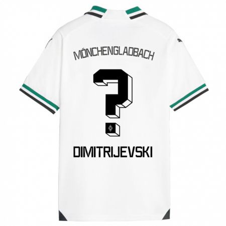 Kandiny Kinder Maximilian Dimitrijevski #0 Weiß Grün Heimtrikot Trikot 2023/24 T-Shirt