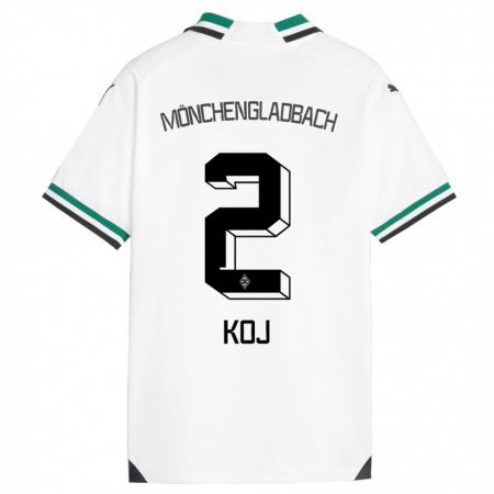 Kandiny Kinder Julia Koj #2 Weiß Grün Heimtrikot Trikot 2023/24 T-Shirt