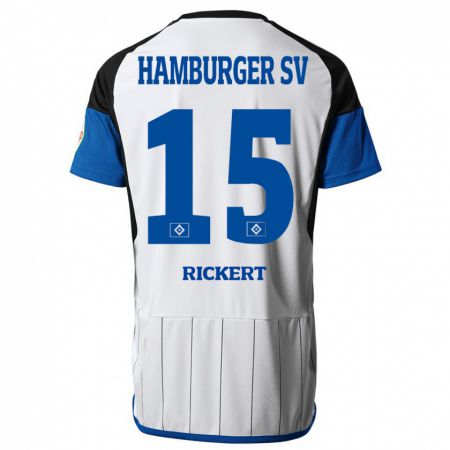 Kandiny Kinder Manja Rickert #15 Weiß Heimtrikot Trikot 2023/24 T-Shirt