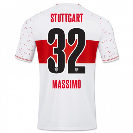 Kandiny Kinder Roberto Massimo #32 Weiß Heimtrikot Trikot 2023/24 T-Shirt