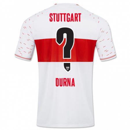 Kandiny Kinder Tuncay Durna #0 Weiß Heimtrikot Trikot 2023/24 T-Shirt