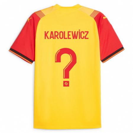 Kandiny Kinder Roman Karolewicz #0 Gelb Heimtrikot Trikot 2023/24 T-Shirt