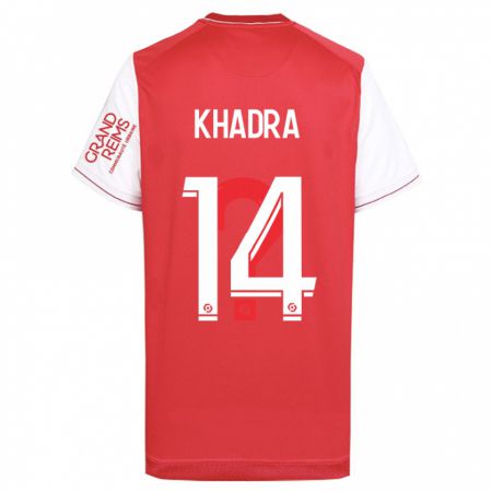 Kandiny Kinder Reda Khadra #14 Rot Heimtrikot Trikot 2023/24 T-Shirt