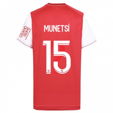 Kandiny Kinder Marshall Munetsi #15 Rot Heimtrikot Trikot 2023/24 T-Shirt