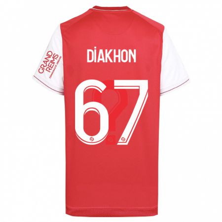 Kandiny Kinder Mamadou Diakhon #67 Rot Heimtrikot Trikot 2023/24 T-Shirt