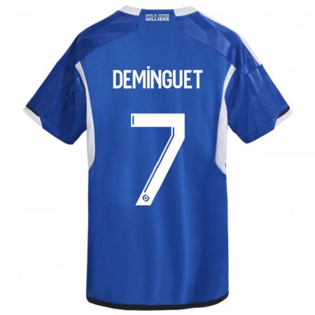 Kandiny Kinder Jessy Deminguet #7 Blau Heimtrikot Trikot 2023/24 T-Shirt