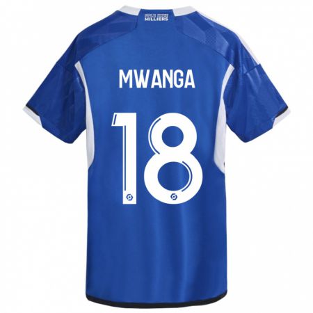 Kandiny Kinder Junior Mwanga #18 Blau Heimtrikot Trikot 2023/24 T-Shirt