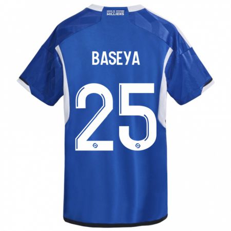 Kandiny Kinder Steven Baseya #25 Blau Heimtrikot Trikot 2023/24 T-Shirt