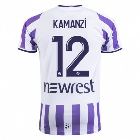 Kandiny Kinder Warren Kamanzi #12 Weiß Heimtrikot Trikot 2023/24 T-Shirt