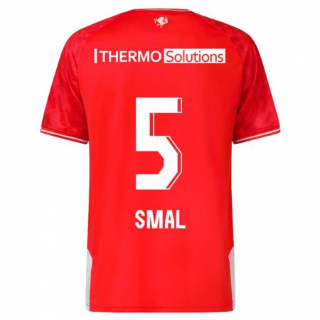 Kandiny Kinder Gijs Smal #5 Rot Heimtrikot Trikot 2023/24 T-Shirt