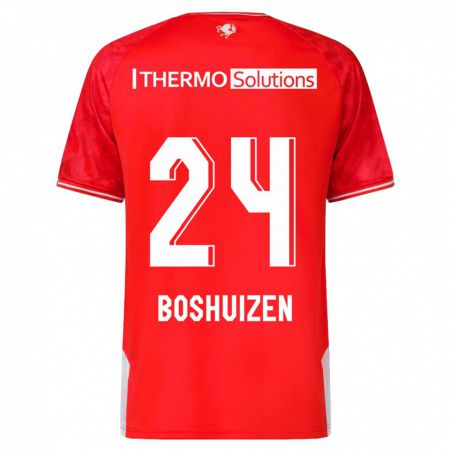 Kandiny Kinder Annouk Boshuizen #24 Rot Heimtrikot Trikot 2023/24 T-Shirt