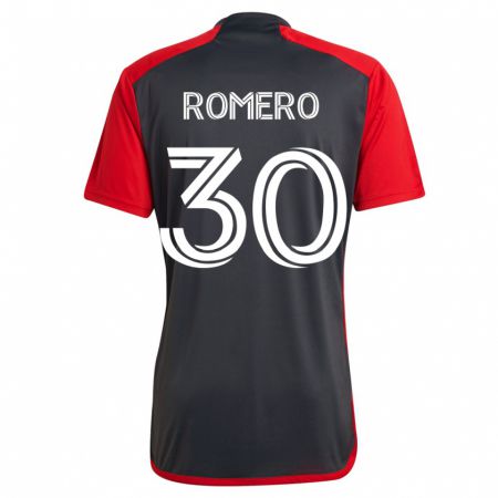 Kandiny Kinder Tomás Romero #30 Grau Heimtrikot Trikot 2023/24 T-Shirt