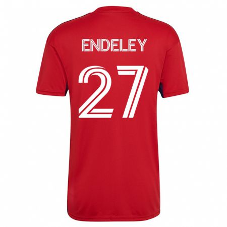 Kandiny Kinder Herbert Endeley #27 Rot Heimtrikot Trikot 2023/24 T-Shirt