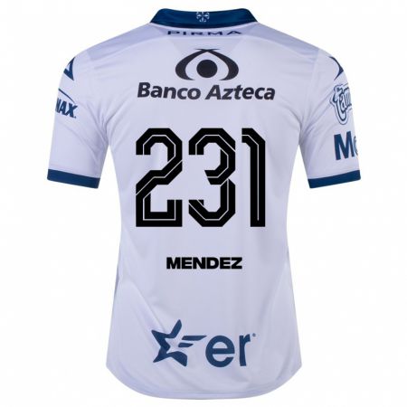 Kandiny Kinder Alejandro Méndez #231 Weiß Heimtrikot Trikot 2023/24 T-Shirt