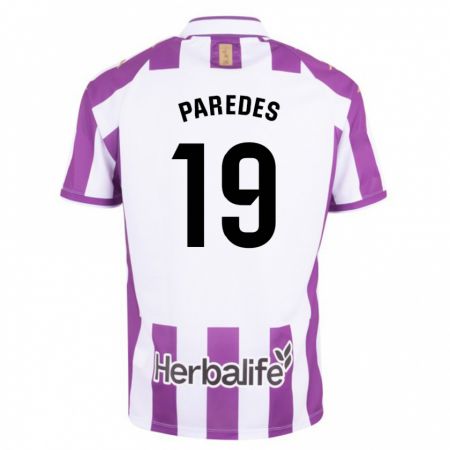 Kandiny Kinder Yago Paredes #19 Lila Heimtrikot Trikot 2023/24 T-Shirt