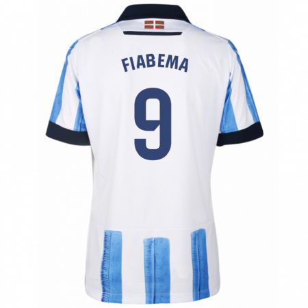 Kandiny Kinder Bryan Fiabema #9 Blau Weiss Heimtrikot Trikot 2023/24 T-Shirt