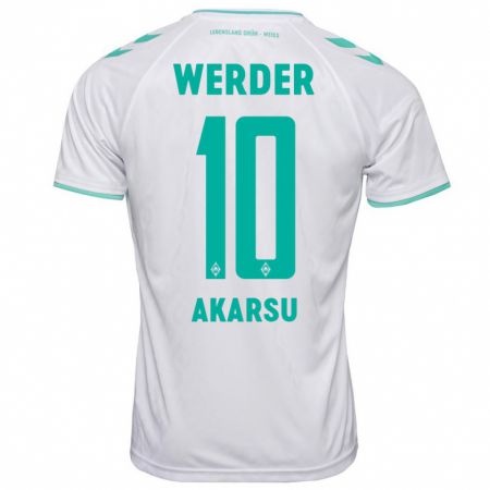 Kandiny Kinder Mikail Bura Akarsu #10 Weiß Auswärtstrikot Trikot 2023/24 T-Shirt