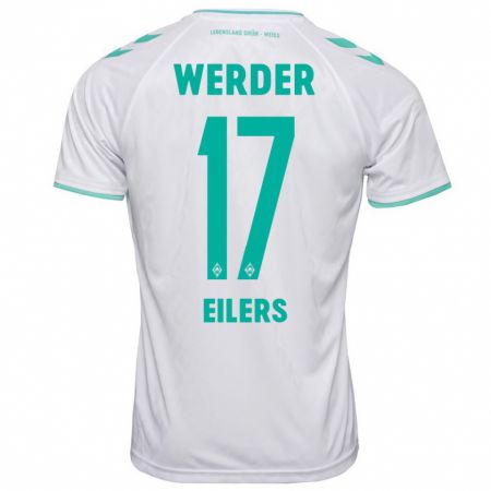 Kandiny Kinder Jonas Eilers #17 Weiß Auswärtstrikot Trikot 2023/24 T-Shirt