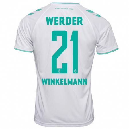 Kandiny Kinder Till Winkelmann #21 Weiß Auswärtstrikot Trikot 2023/24 T-Shirt