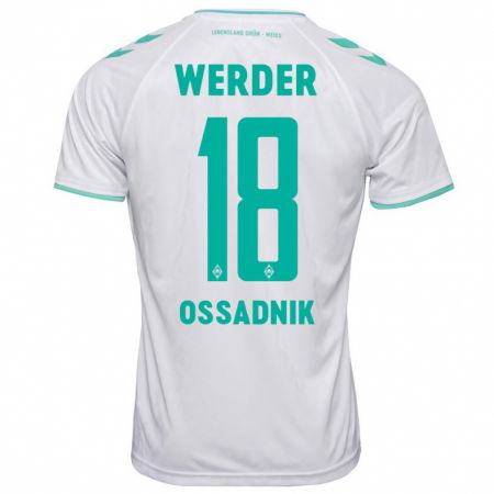 Kandiny Kinder Jannes Ossadnik #18 Weiß Auswärtstrikot Trikot 2023/24 T-Shirt