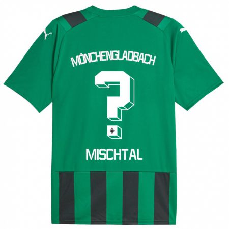 Kandiny Kinder Kilian Mischtal #0 Schwarz Grün Auswärtstrikot Trikot 2023/24 T-Shirt