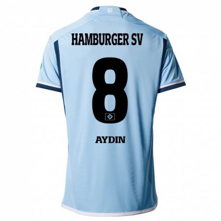 Kandiny Kinder Songül Aydin #8 Blau Auswärtstrikot Trikot 2023/24 T-Shirt