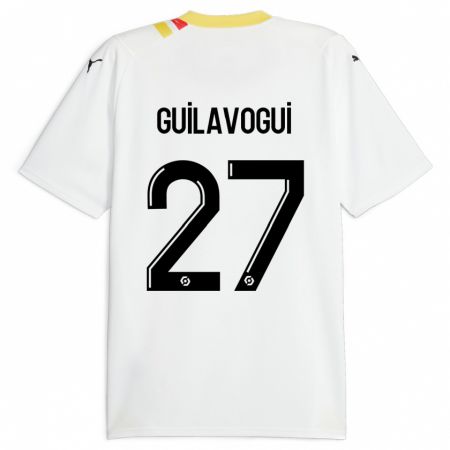 Kandiny Kinder Morgan Guilavogui #27 Schwarz Auswärtstrikot Trikot 2023/24 T-Shirt