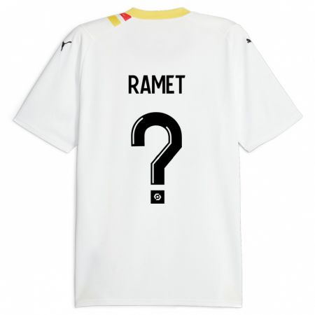 Kandiny Kinder Simon Ramet #0 Schwarz Auswärtstrikot Trikot 2023/24 T-Shirt