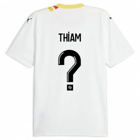 Kandiny Kinder Mamadou Thiam #0 Schwarz Auswärtstrikot Trikot 2023/24 T-Shirt