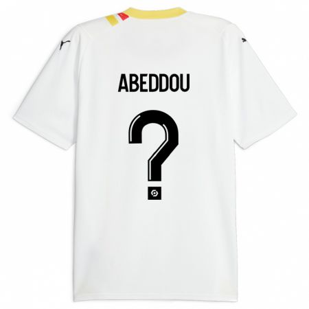 Kandiny Kinder Adam Abeddou #0 Schwarz Auswärtstrikot Trikot 2023/24 T-Shirt