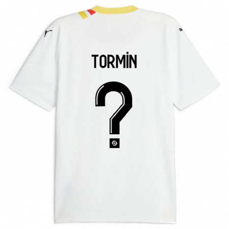 Kandiny Kinder Sean Tormin #0 Schwarz Auswärtstrikot Trikot 2023/24 T-Shirt