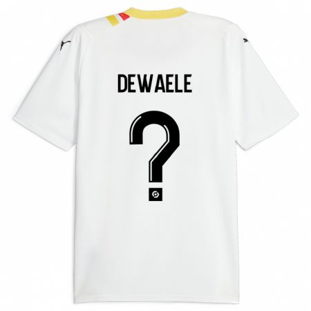 Kandiny Kinder Florian Dewaele #0 Schwarz Auswärtstrikot Trikot 2023/24 T-Shirt