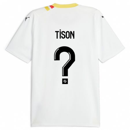 Kandiny Kinder Nathan Tison #0 Schwarz Auswärtstrikot Trikot 2023/24 T-Shirt