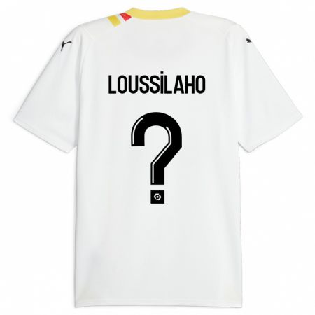 Kandiny Kinder Lenny Dziki Loussilaho #0 Schwarz Auswärtstrikot Trikot 2023/24 T-Shirt