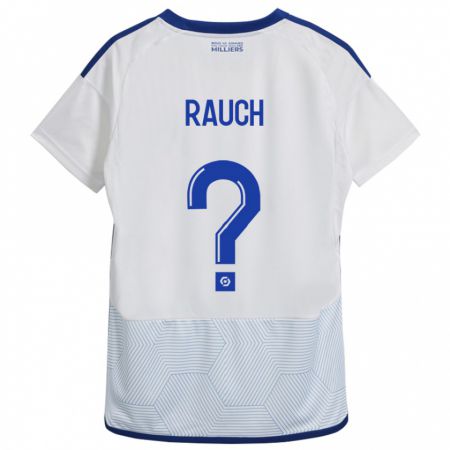 Kandiny Kinder Hugo Rauch #0 Weiß Auswärtstrikot Trikot 2023/24 T-Shirt