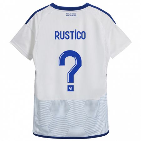Kandiny Kinder Dylan Rustico #0 Weiß Auswärtstrikot Trikot 2023/24 T-Shirt