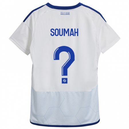 Kandiny Kinder Mohamed Soumah #0 Weiß Auswärtstrikot Trikot 2023/24 T-Shirt