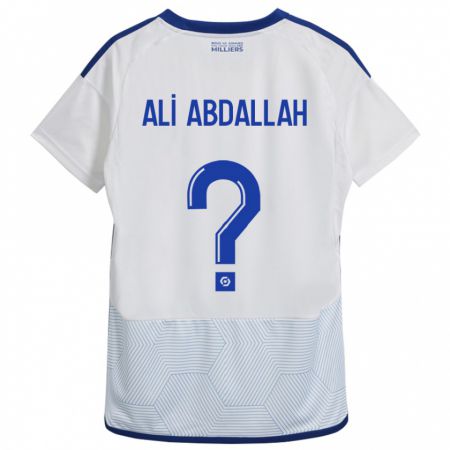 Kandiny Kinder Aboubacar Ali Abdallah #0 Weiß Auswärtstrikot Trikot 2023/24 T-Shirt