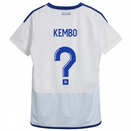 Kandiny Kinder Driss Kembo #0 Weiß Auswärtstrikot Trikot 2023/24 T-Shirt