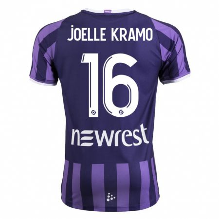 Kandiny Kinder Marie Joelle Kramo #16 Lila Auswärtstrikot Trikot 2023/24 T-Shirt