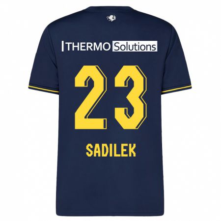 Kandiny Kinder Michal Sadilek #23 Marine Auswärtstrikot Trikot 2023/24 T-Shirt