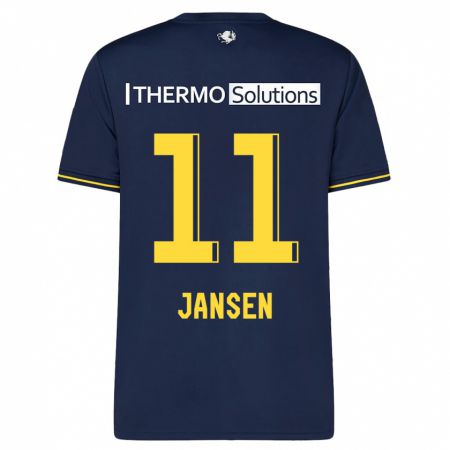 Kandiny Kinder Renate Jansen #11 Marine Auswärtstrikot Trikot 2023/24 T-Shirt