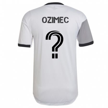 Kandiny Kinder Lucas Ozimec #0 Weiß Auswärtstrikot Trikot 2023/24 T-Shirt