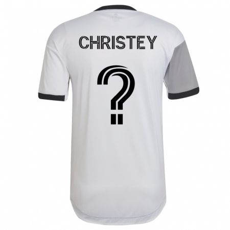 Kandiny Kinder Quentin Christey #0 Weiß Auswärtstrikot Trikot 2023/24 T-Shirt
