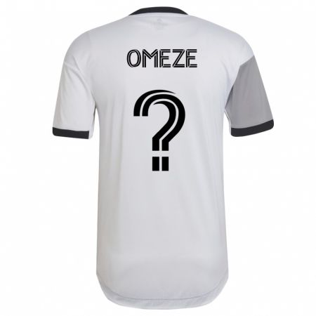 Kandiny Kinder Chimere Omeze #0 Weiß Auswärtstrikot Trikot 2023/24 T-Shirt