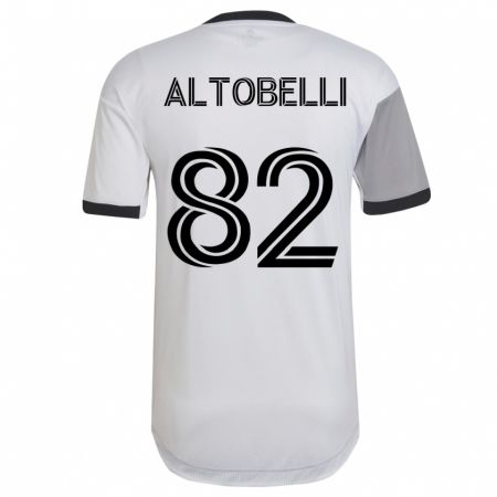 Kandiny Kinder Julian Altobelli #82 Weiß Auswärtstrikot Trikot 2023/24 T-Shirt