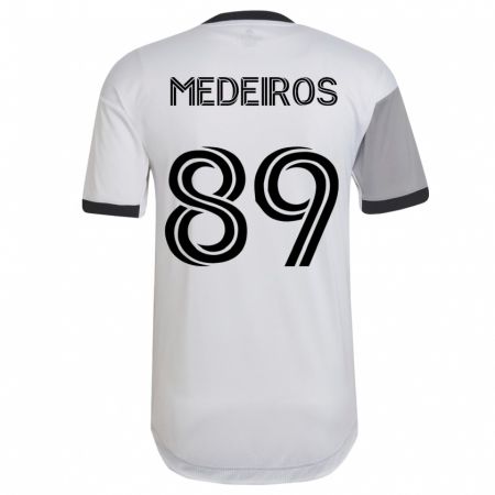 Kandiny Kinder Matthew Medeiros #89 Weiß Auswärtstrikot Trikot 2023/24 T-Shirt