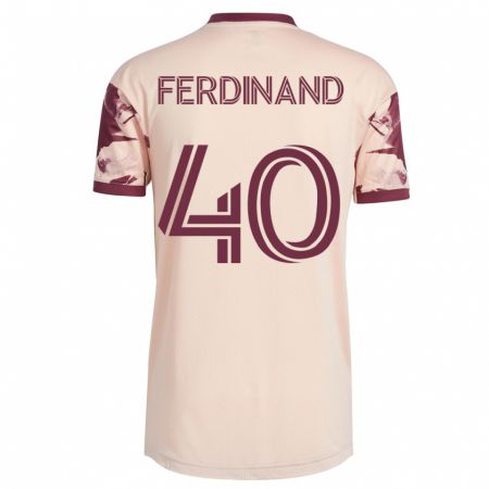 Kandiny Kinder Keesean Ferdinand #40 Cremefarben Auswärtstrikot Trikot 2023/24 T-Shirt