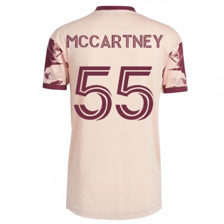 Kandiny Kinder Dawson Mccartney #55 Cremefarben Auswärtstrikot Trikot 2023/24 T-Shirt